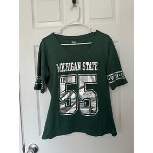 Knights Apparel Michigan State University V-Neck T-Shirt Sz: XL